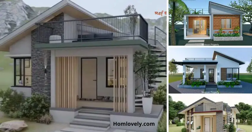 Best Small House Designs With Roof Deck Sloping Roof HouseDesigns