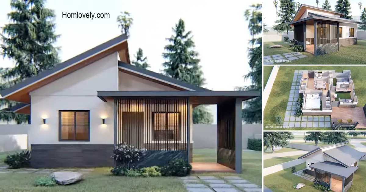 Sqm Simple Tiny Bungalow House Design Affordable Housedesigns