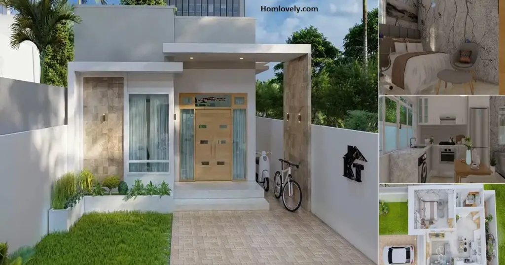 42 sqm Area – Simple House Design with Floor Plan ~ » HouseDesigns