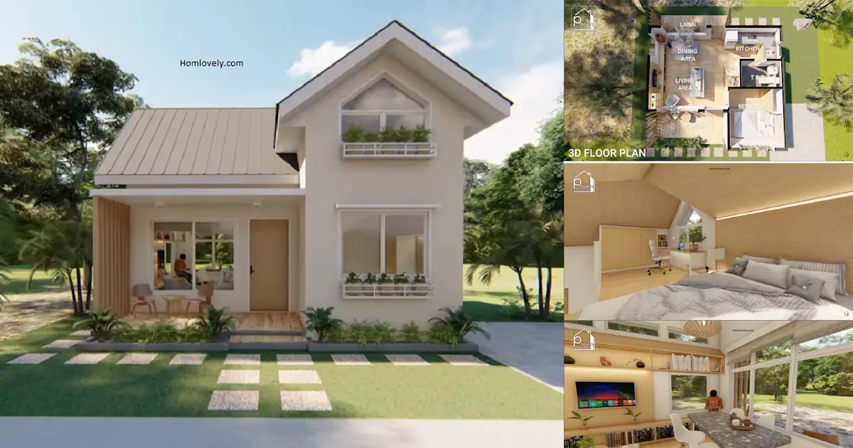 50 sqm Cute and Simple House Design Idea ~ » HouseDesigns