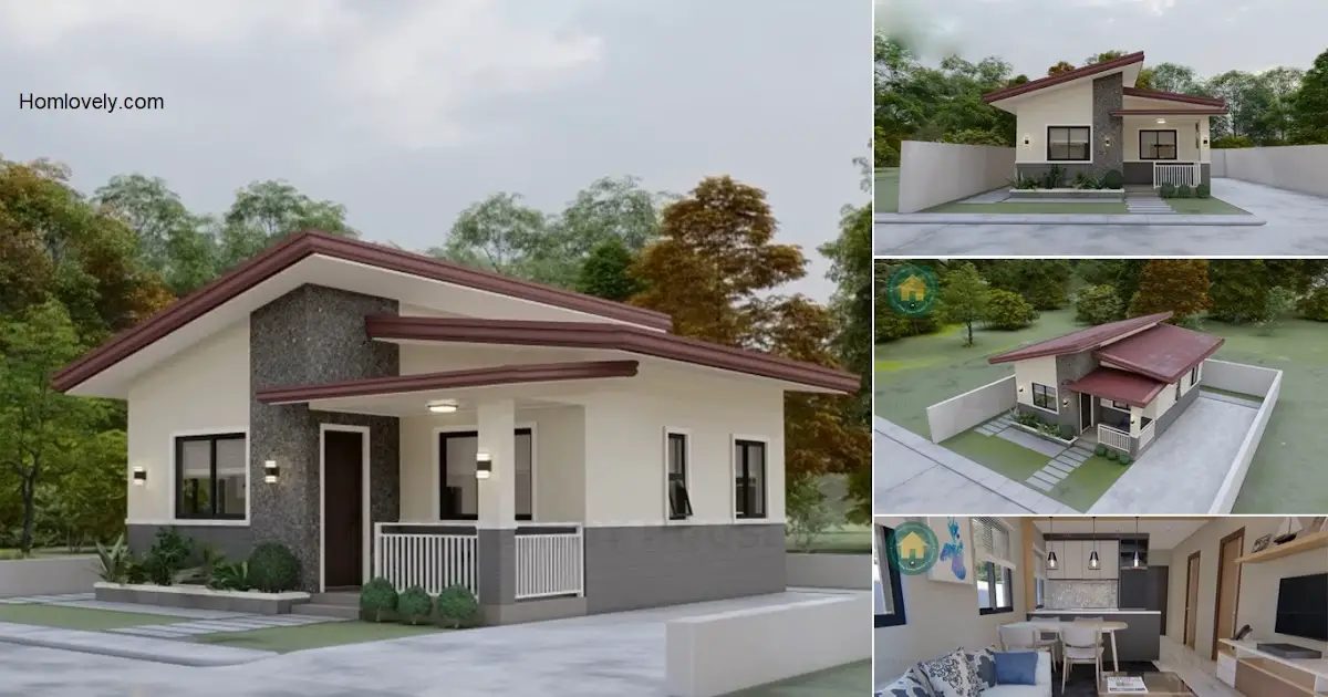 52 Sqm Amazing Simple House Design Idea with 2 Bedrooms ~ » HouseDesigns