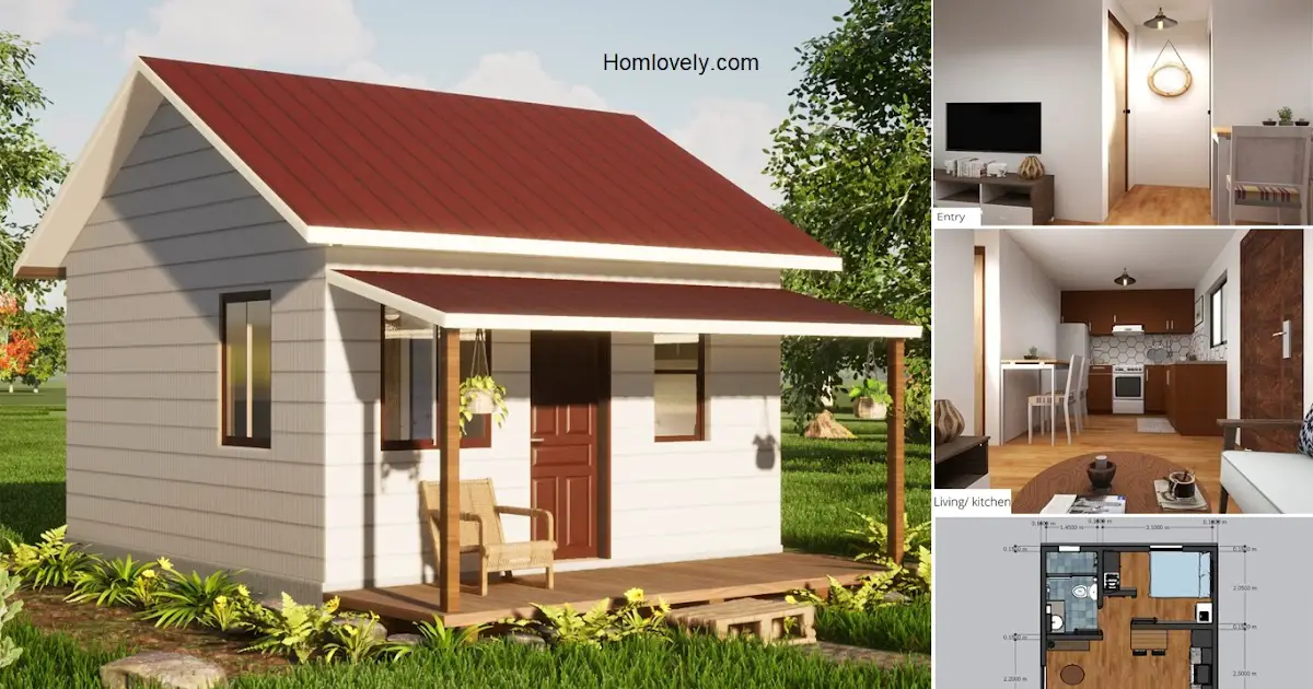 5×5 Meters Cozy Tiny House Design Idea ~ » HouseDesigns