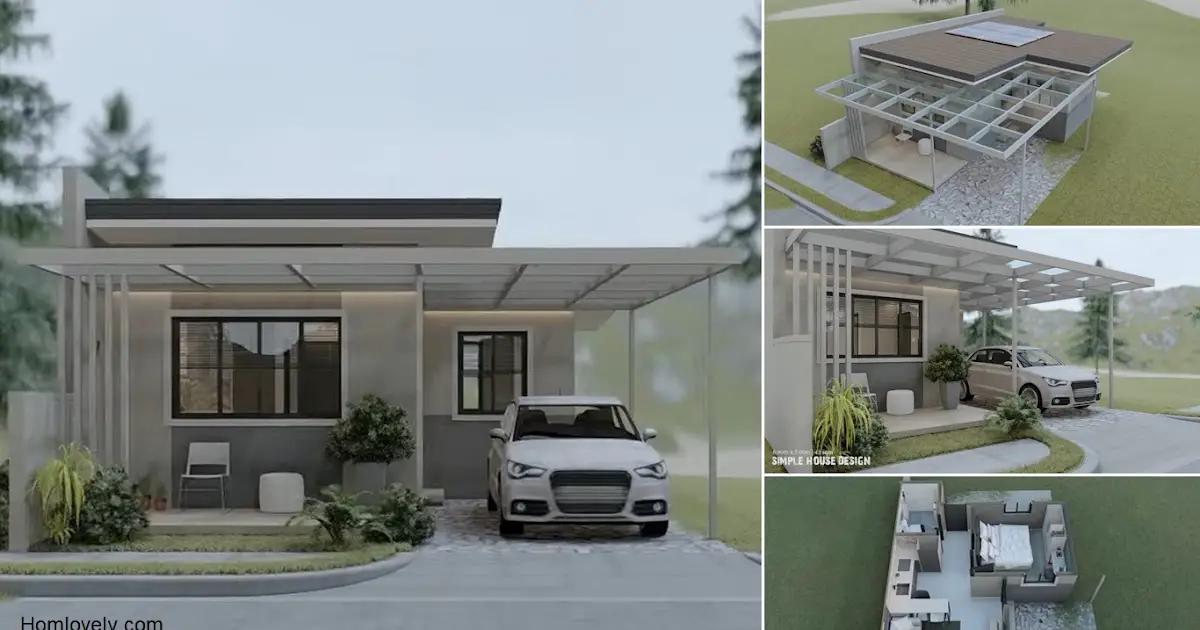 Small House Design 42 sqm One-storey Idea ~ » HouseDesigns