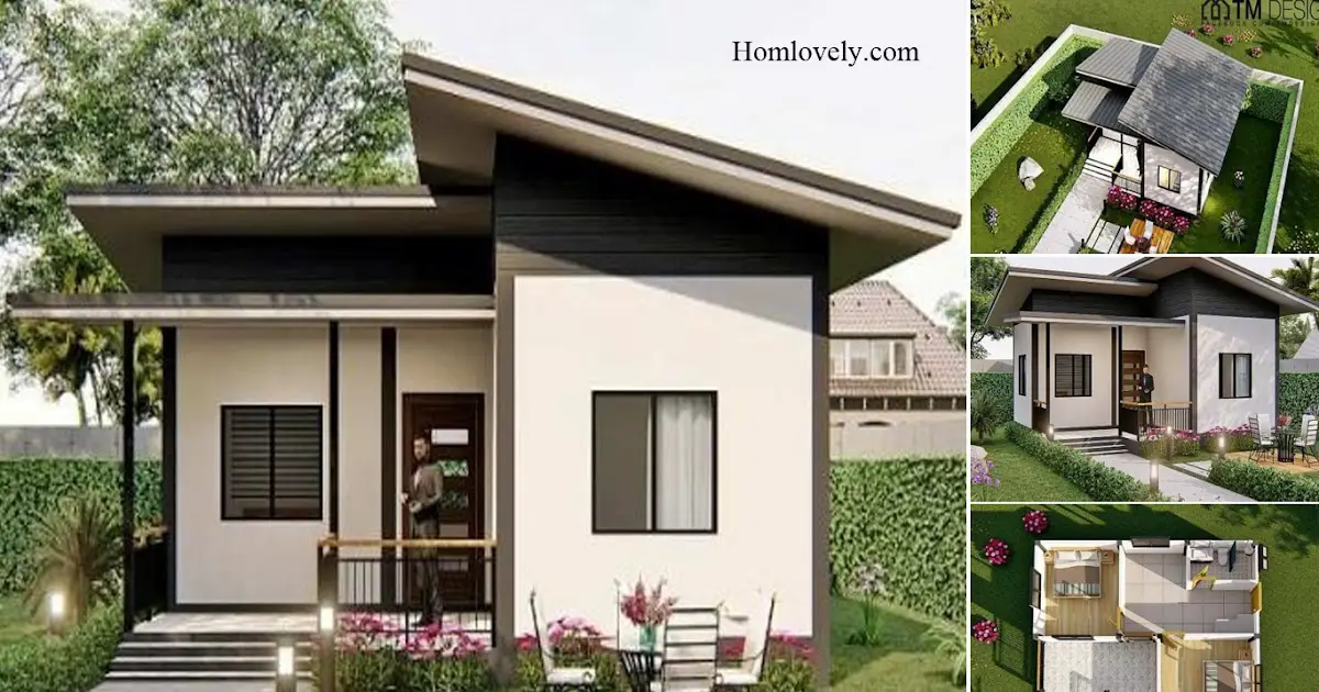 small house with shop design 2 bedroom