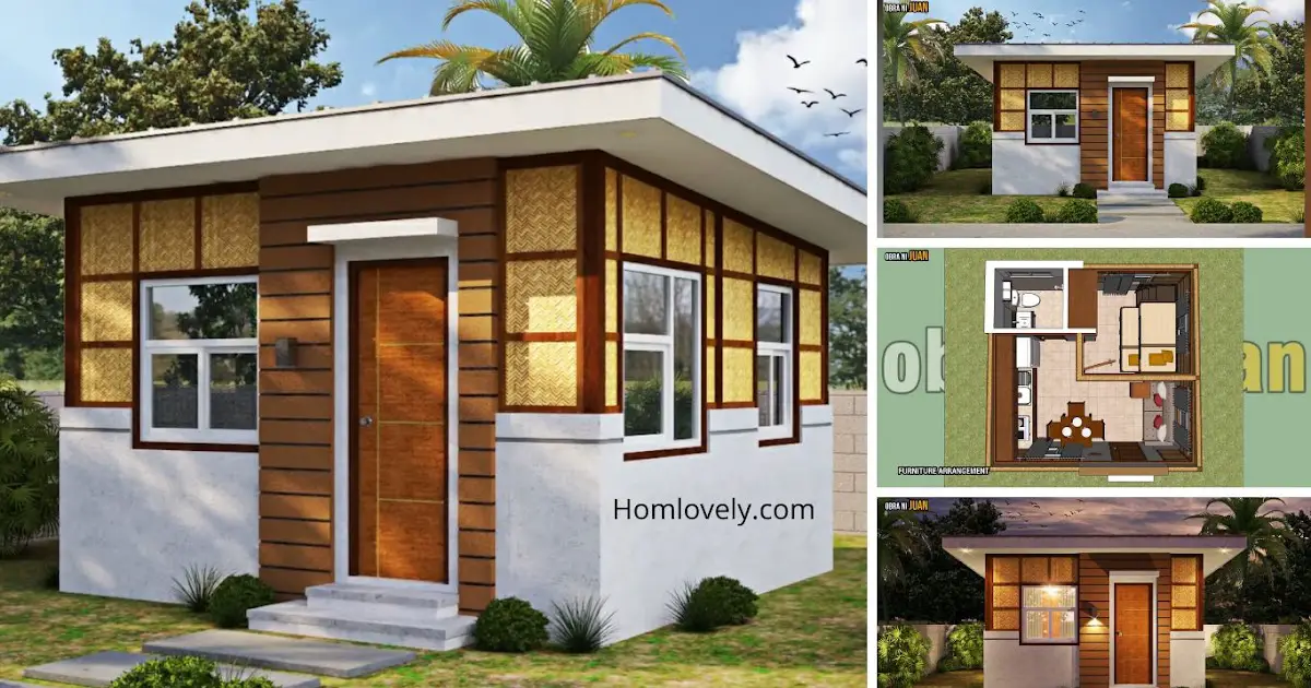 20 SQM Tiny Bungalow Half Amakan Design ~ » HouseDesigns