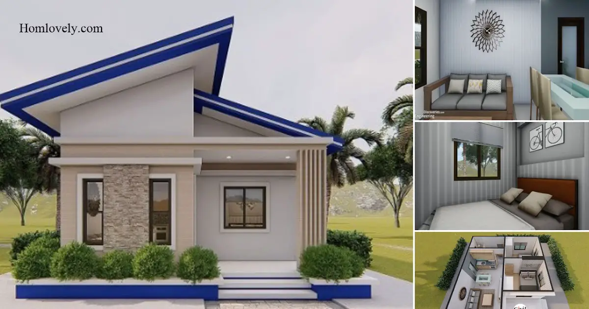 42 SQM Adorable Small House Design With 2 Bedroom ~ » HouseDesigns